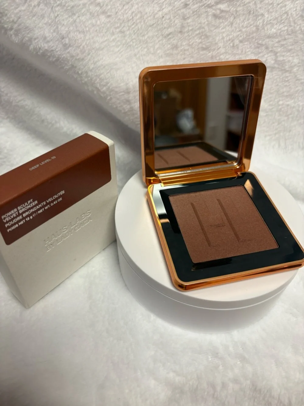 Haus Labs by Lady Gaga Power Sculpt Velvet Bronzer -0.42 OZ NIB - Deep Level 10